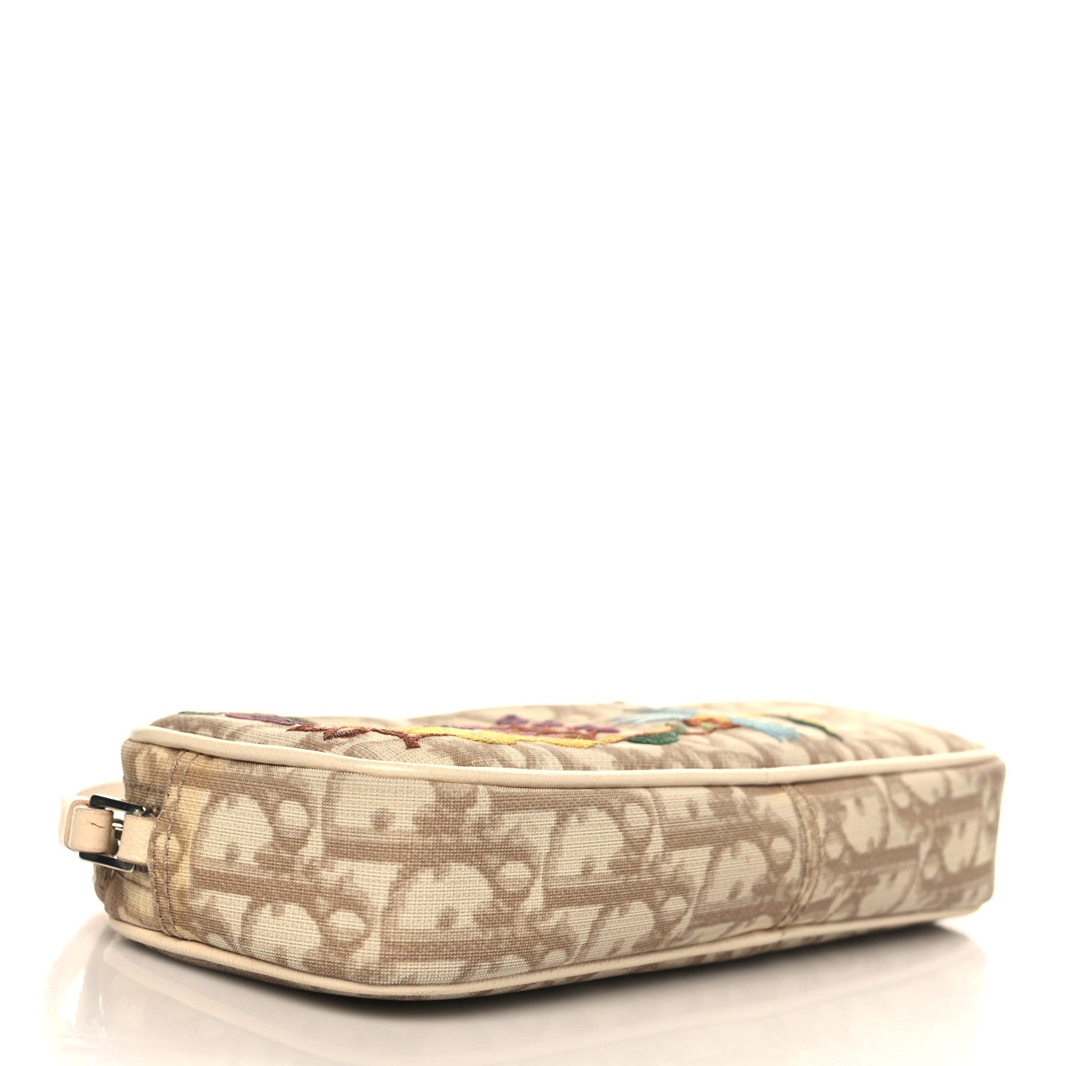 Christian Dior Monogram Vintage Flowers Mini Pochette Beige 3 of 11