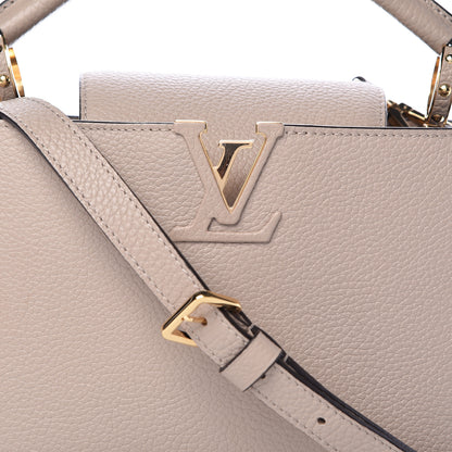 Louis Vuitton Taurillon Capucines BB Galet 7 of 9