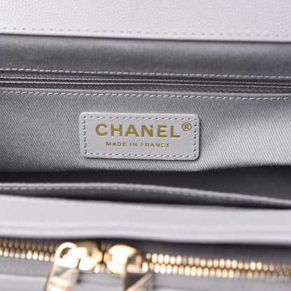 Chanel Caviar Quilted Medium Business Affinity Flap Grey 5 of 10