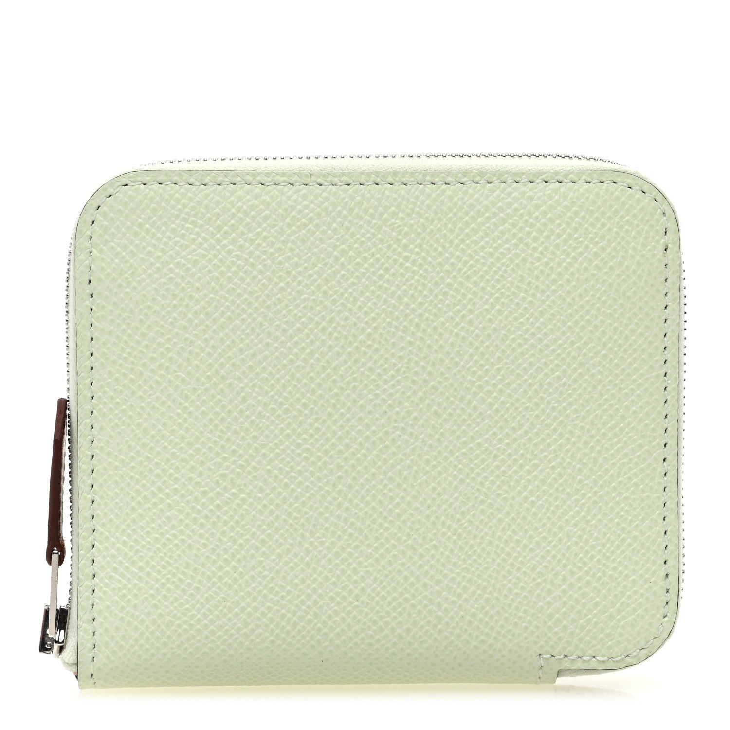 Hermes Epsom Silk'In Compact Wallet Vert Fizz 1 of 8