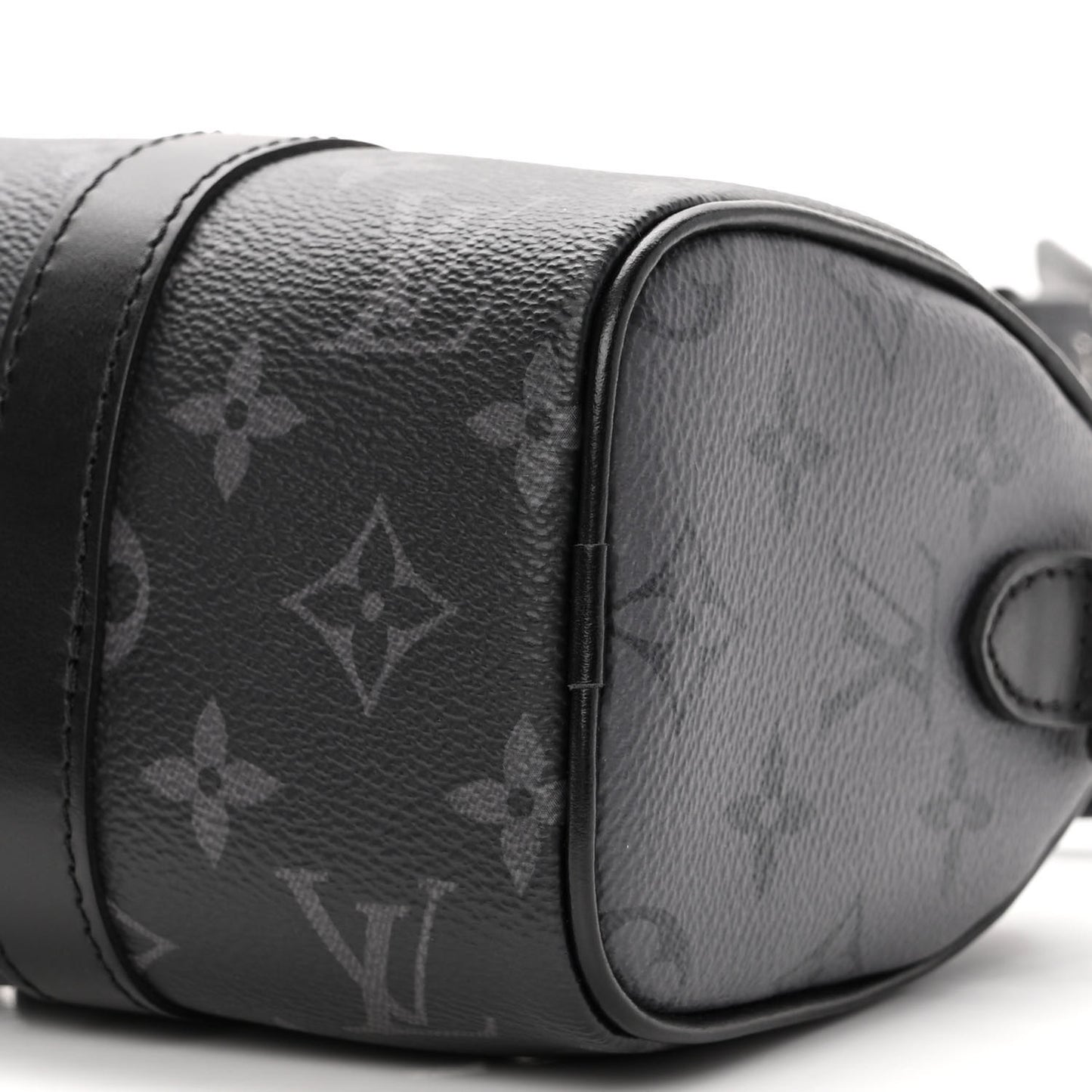 Reverse Monogram Eclipse Keepall XS Black