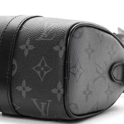 Louis Vuitton Reverse Monogram Eclipse Keepall XS Black 9 of 10