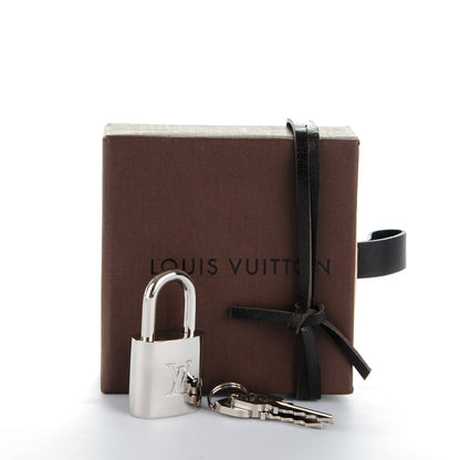Louis Vuitton Polished Silver Lock and Key Set 6 of 6