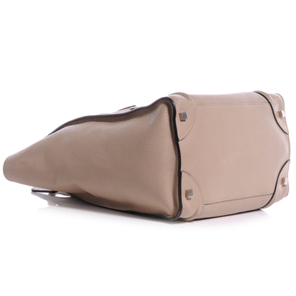 Celine Drummed Calfskin Mini Luggage Dune 4 of 7