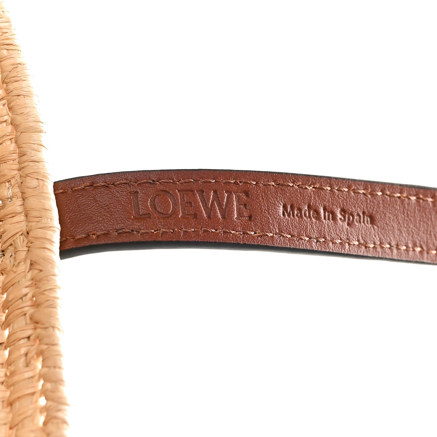Loewe Raffia Small Square Basket Tote Bag Natural Tan 6 of 9