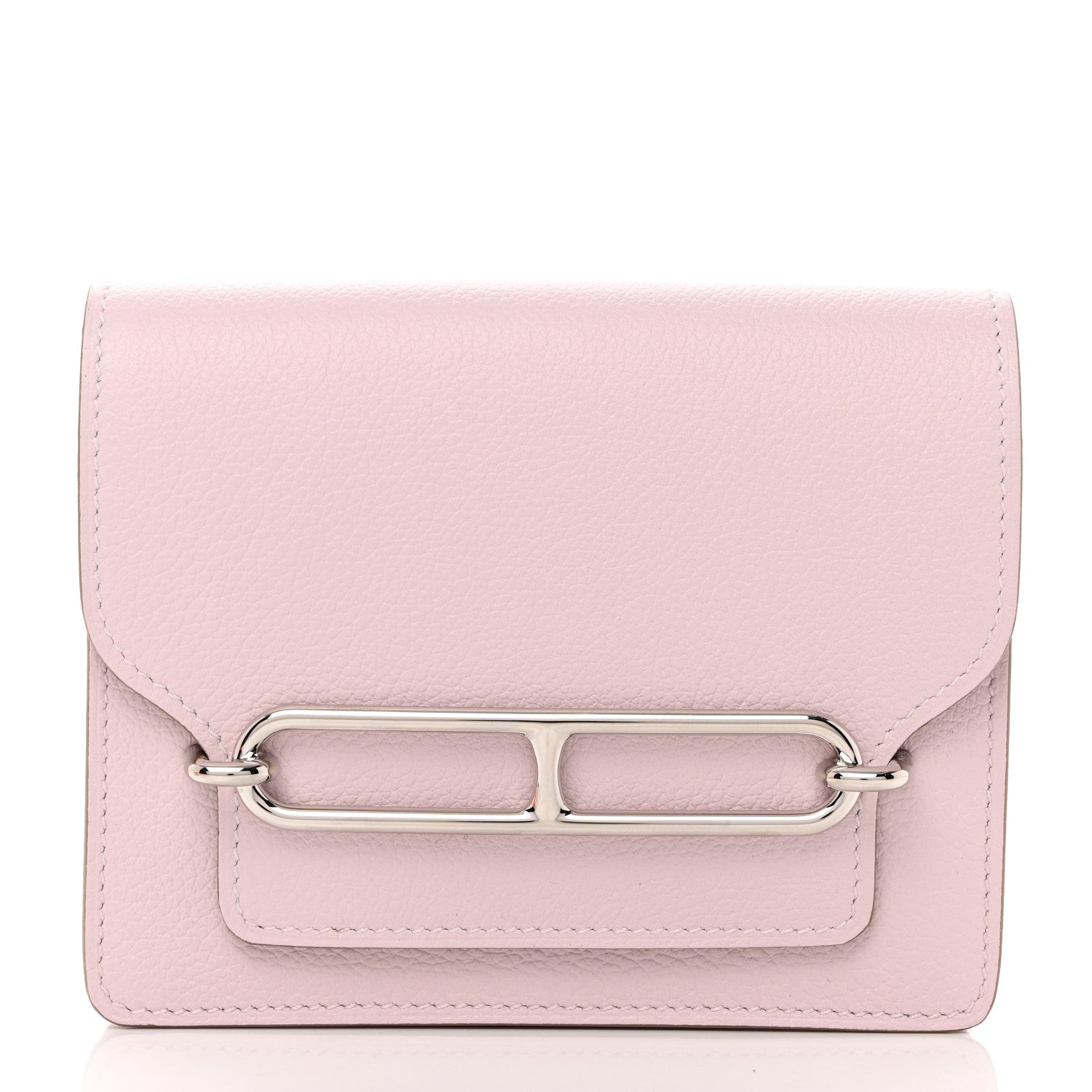 Hermes Evercolor Roulis Slim Wallet Mauve Pale 2 of 9