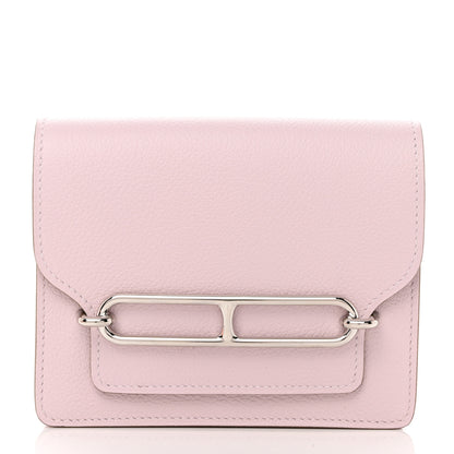Hermes Evercolor Roulis Slim Wallet Mauve Pale 2 of 9