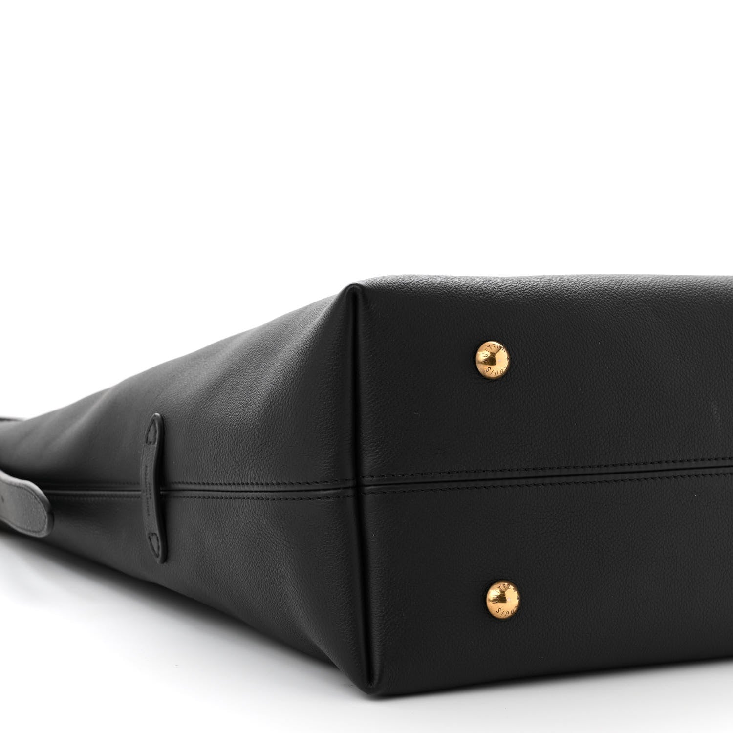 Louis Vuitton Grained Calfskin Low Key Hobo MM Black 9 of 11
