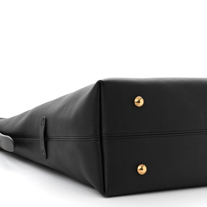 Louis Vuitton Grained Calfskin Low Key Hobo MM Black 9 of 11