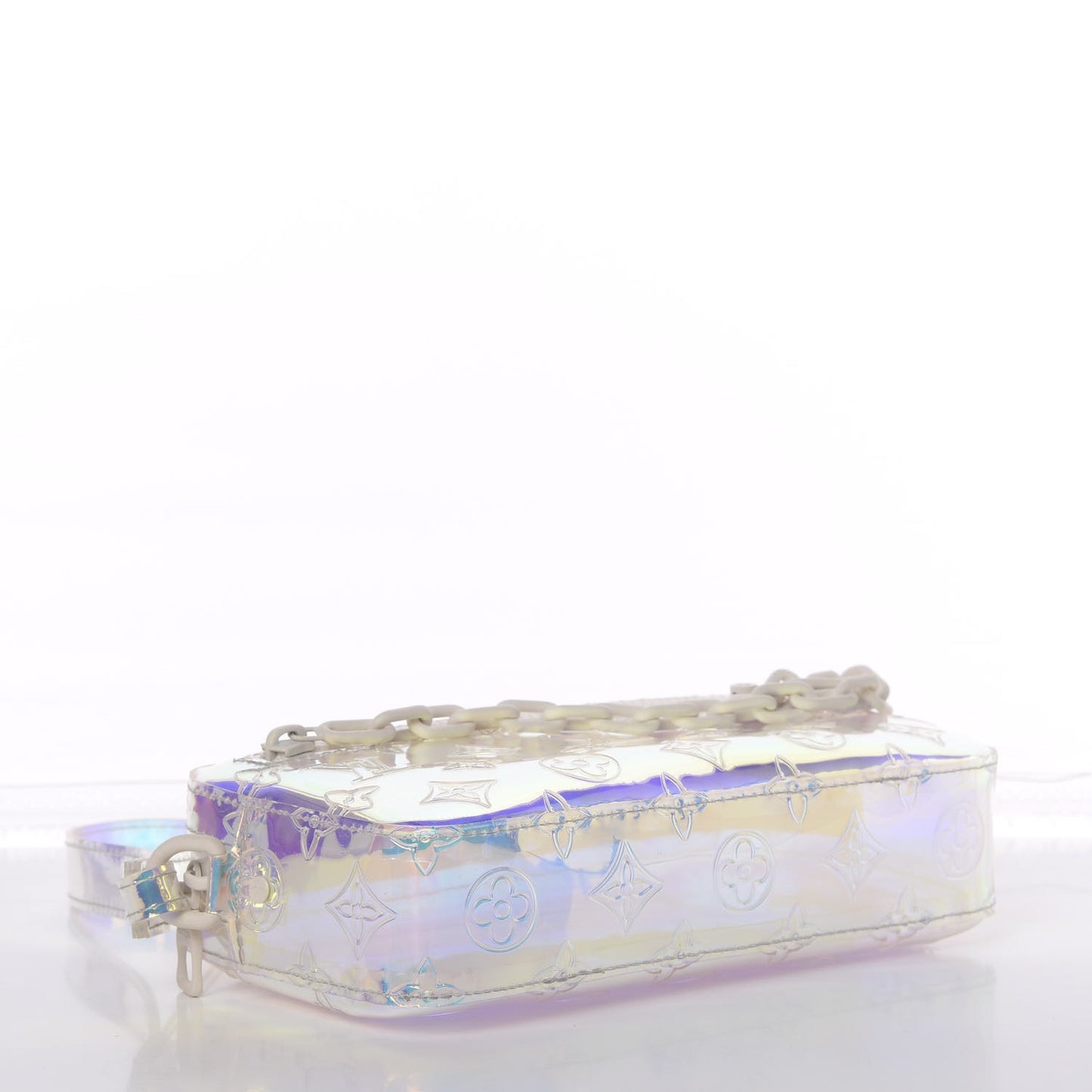 PVC Monogram Pochette Volga Iridescent Prism