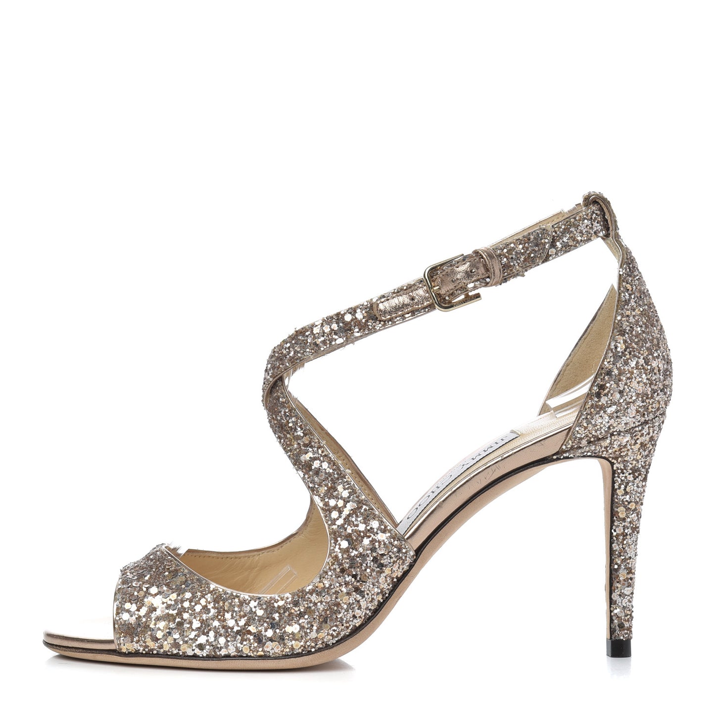 Glitter Lang Sandals 37.5 Gold