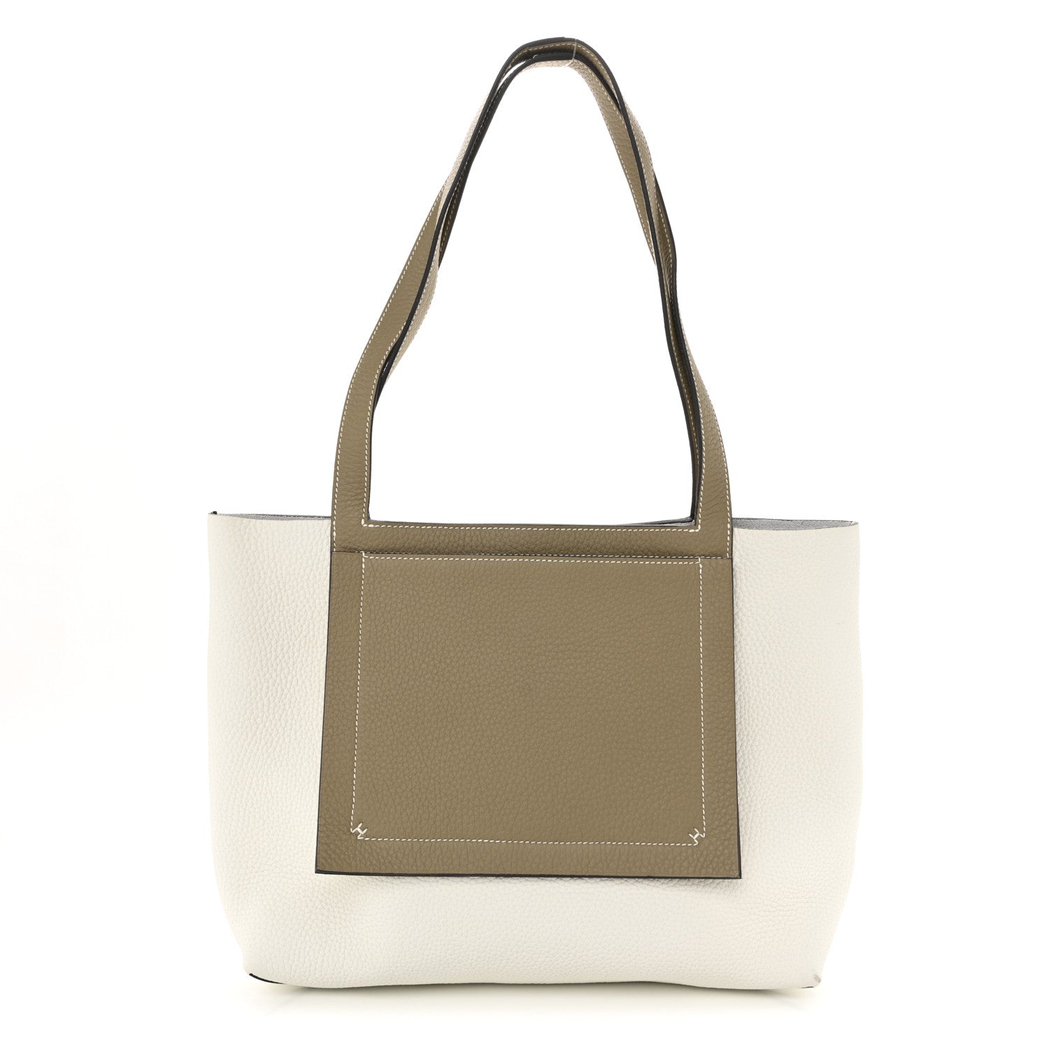 Hermes Taurillon Clemence Cabasellier 31 Mushroom Beige Marfa 1 of 11