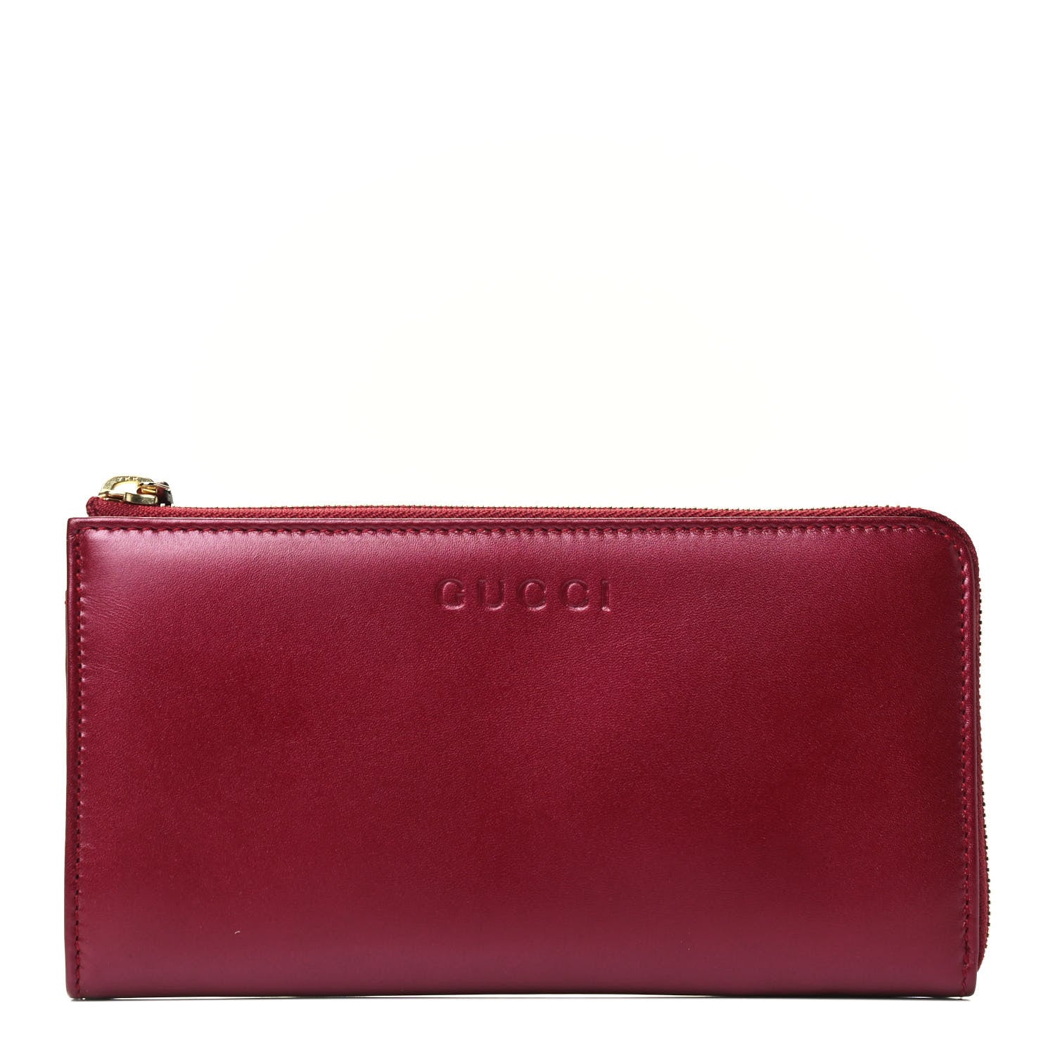 Gucci Smooth Calfskin Donna Long Wallet Red 1 of 4