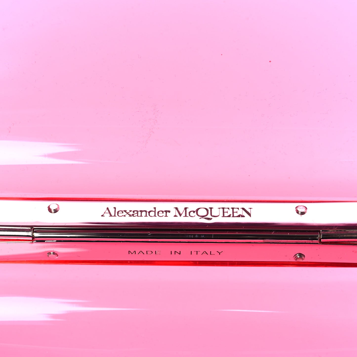 Resin Knuckle Clutch Pink