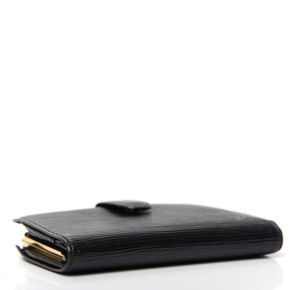 Louis Vuitton Epi French Purse Wallet Black 4 of 6