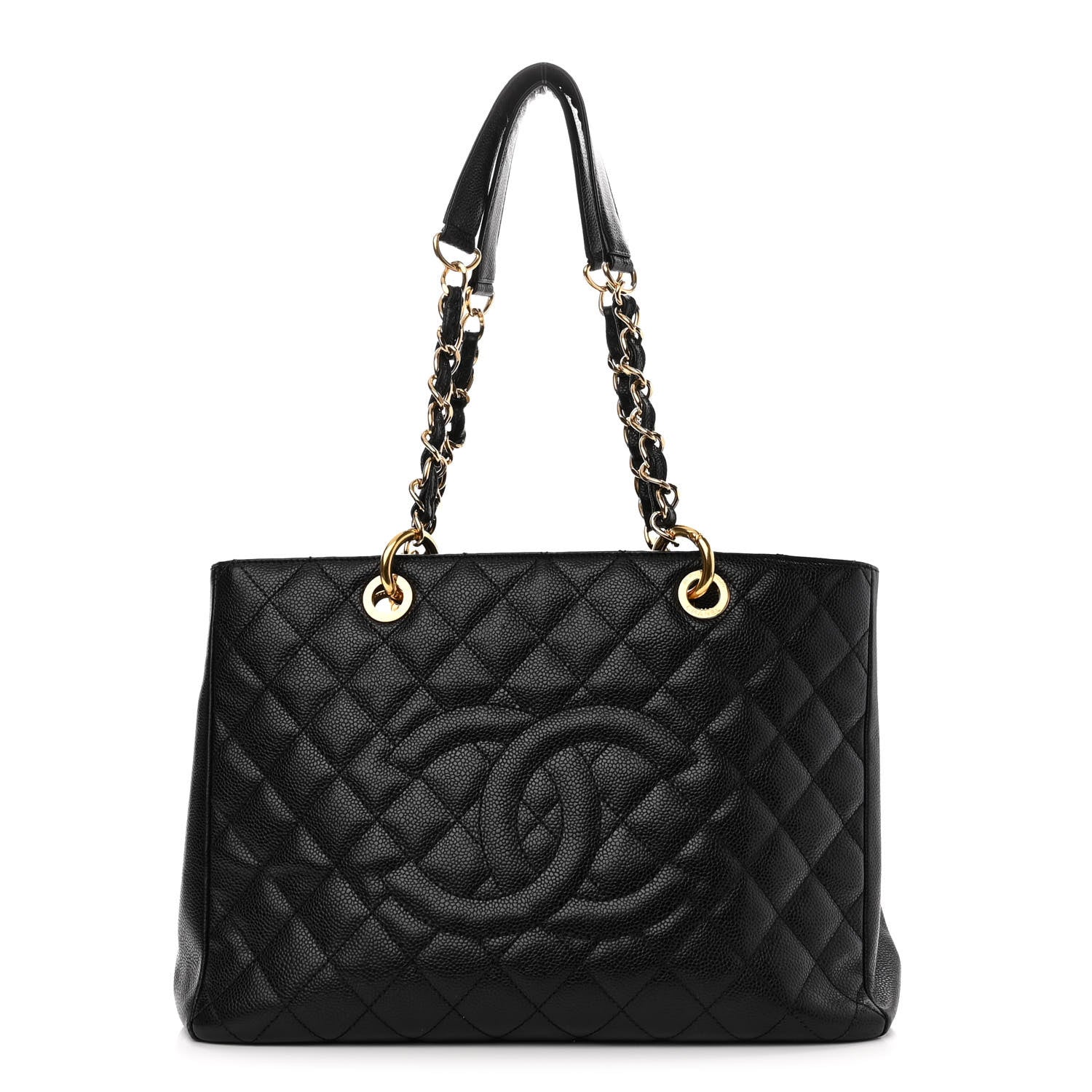 Chanel Caviar Quilted Grand Shopping Tote GST Black 1 of 10