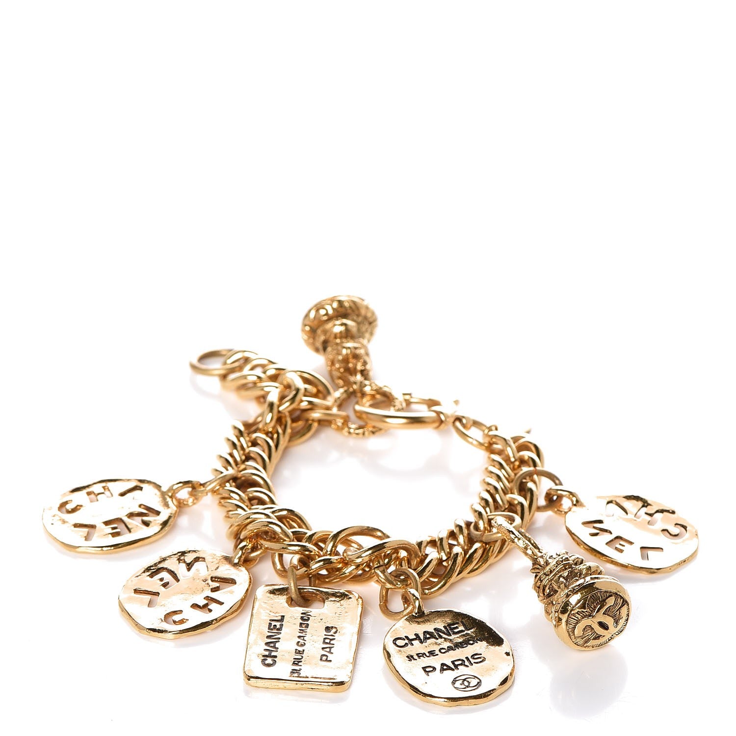 Chanel Charm Bracelet Gold 3 of 6
