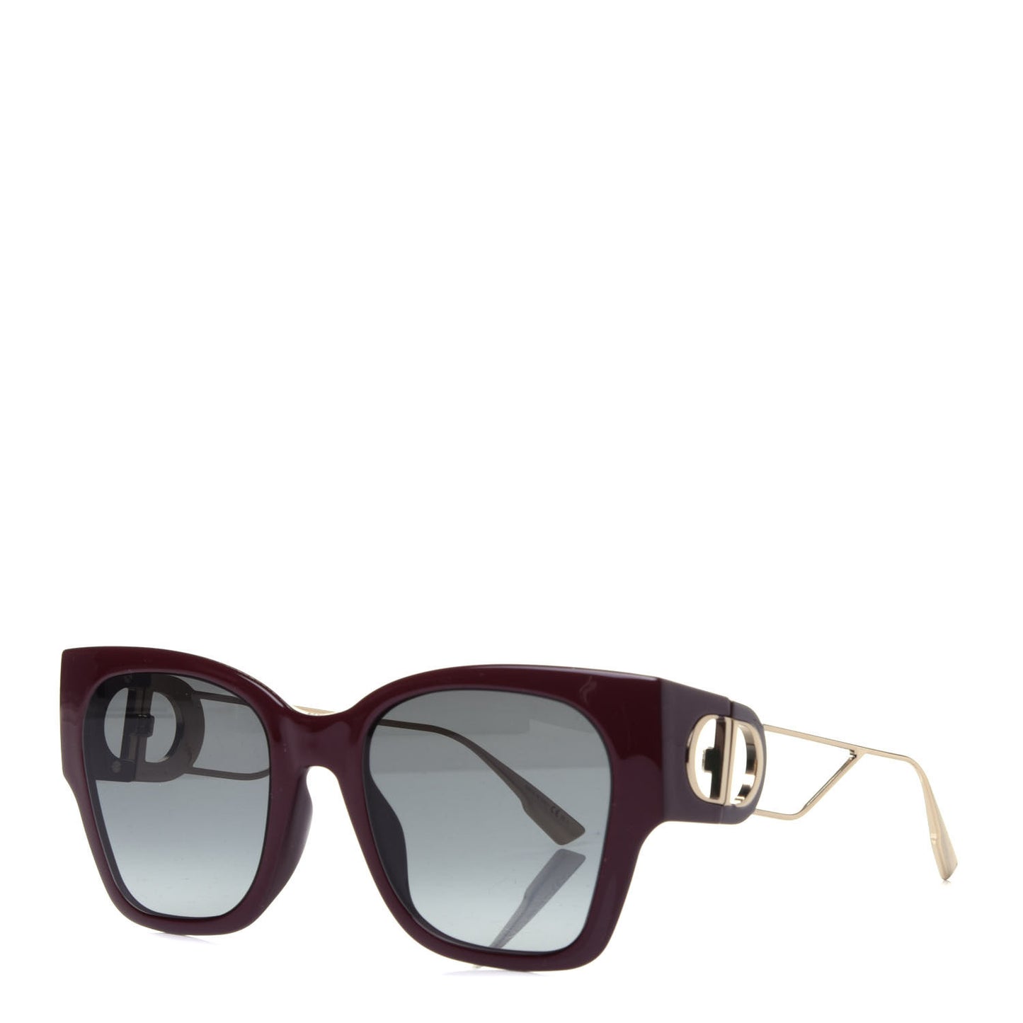 Rectangular 30 Montaigne 1 Sunglasses Burgundy