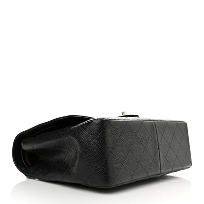 Chanel Caviar Quilted Jumbo Double Flap Black 4 of 13