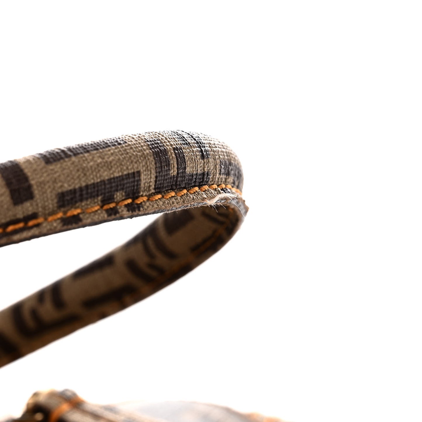 Zucca Zucchino Mixed Media B Mix Tote Tobacco Gold