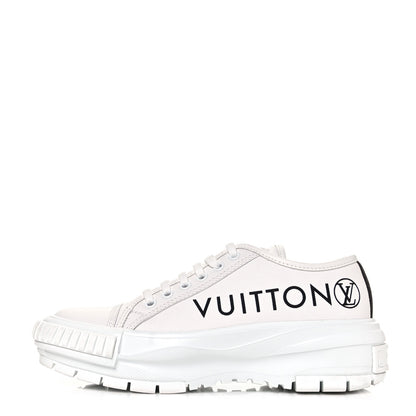 Louis Vuitton Canvas LV Squad Sneakers 37.5 White 1 of 11