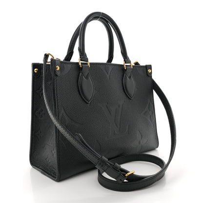 Louis Vuitton Empreinte Monogram Giant Onthego PM Black 3 of 11