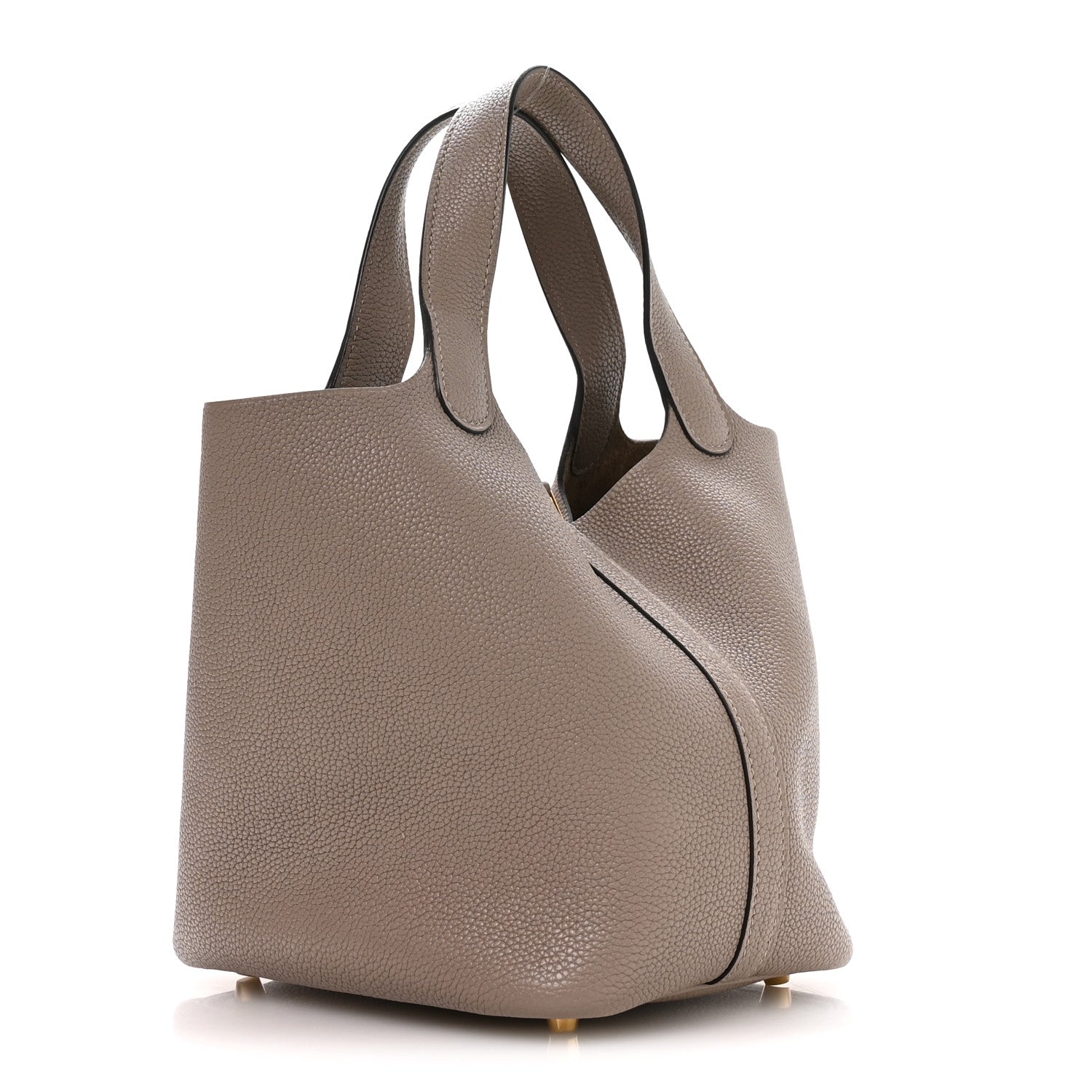 Hermes Taurillon Clemence Picotin Lock 18 PM Gris Tourterelle 2 of 12