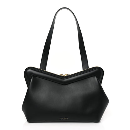 Mansur Gavriel Smooth Calfskin M Frame Bag Black Flamma 1 of 9
