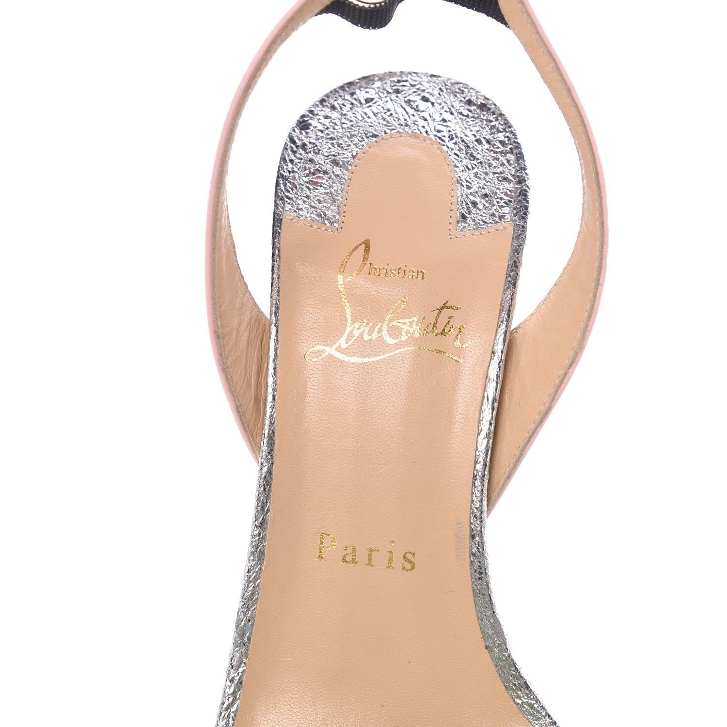 Christian Louboutin Mesh Patent Volumetric 120 Sandals 38 Opal 5 of 12