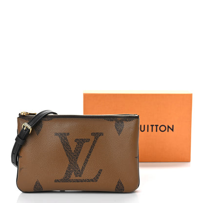 Louis Vuitton Reverse Monogram Giant Double Zip Pochette 13 of 13
