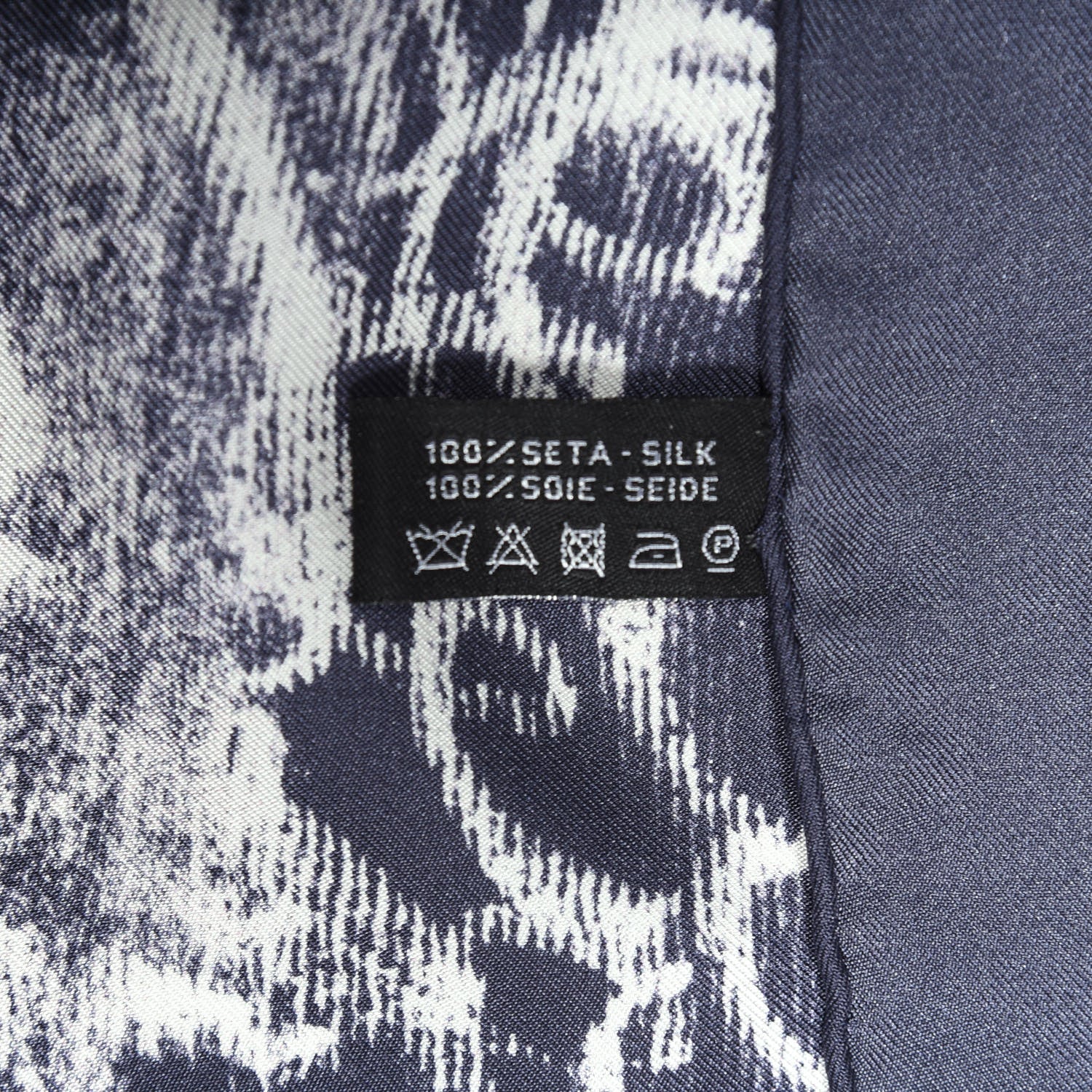 Chanel Silk Chalk Print Scarf Multicolor 4 of 4