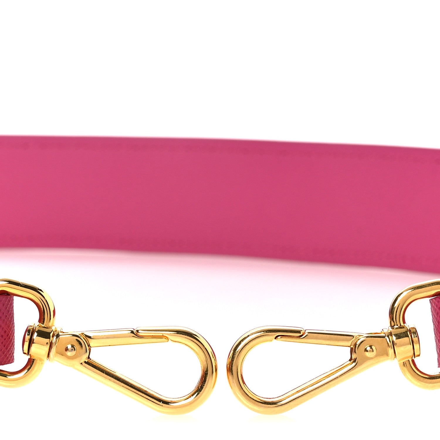 Prada Saffiano Crystal Flower Shoulder Strap Fuchsia 5 of 6
