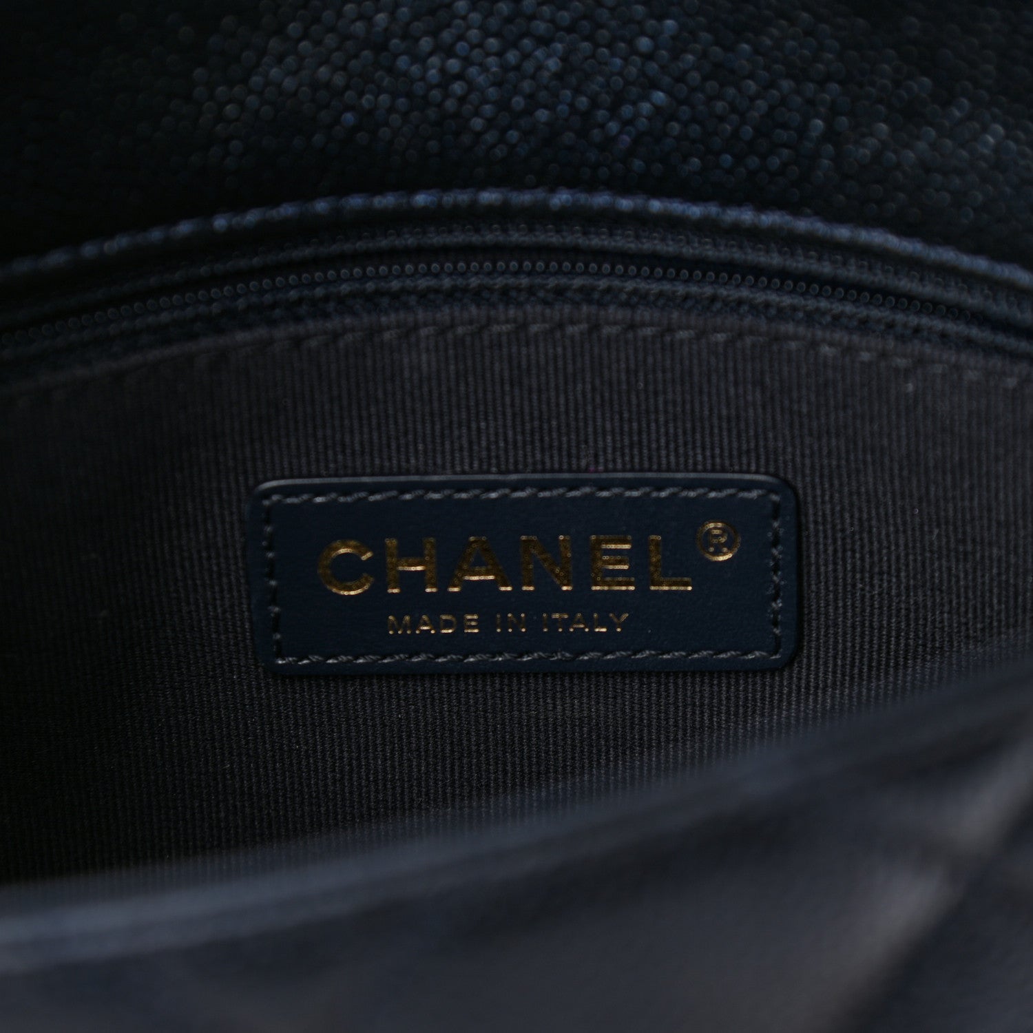 Chanel Iridescent Caviar Quilted Mini My Perfect Flap Dark Blue 7 of 11