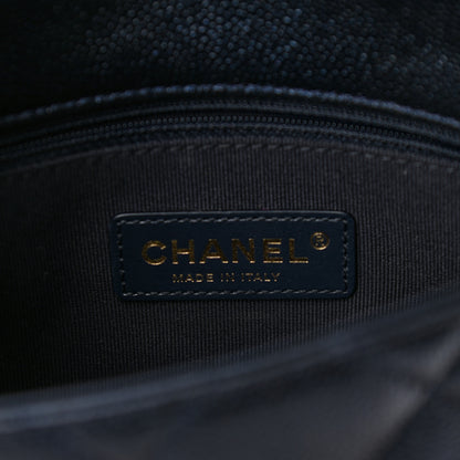 Chanel Iridescent Caviar Quilted Mini My Perfect Flap Dark Blue 7 of 11