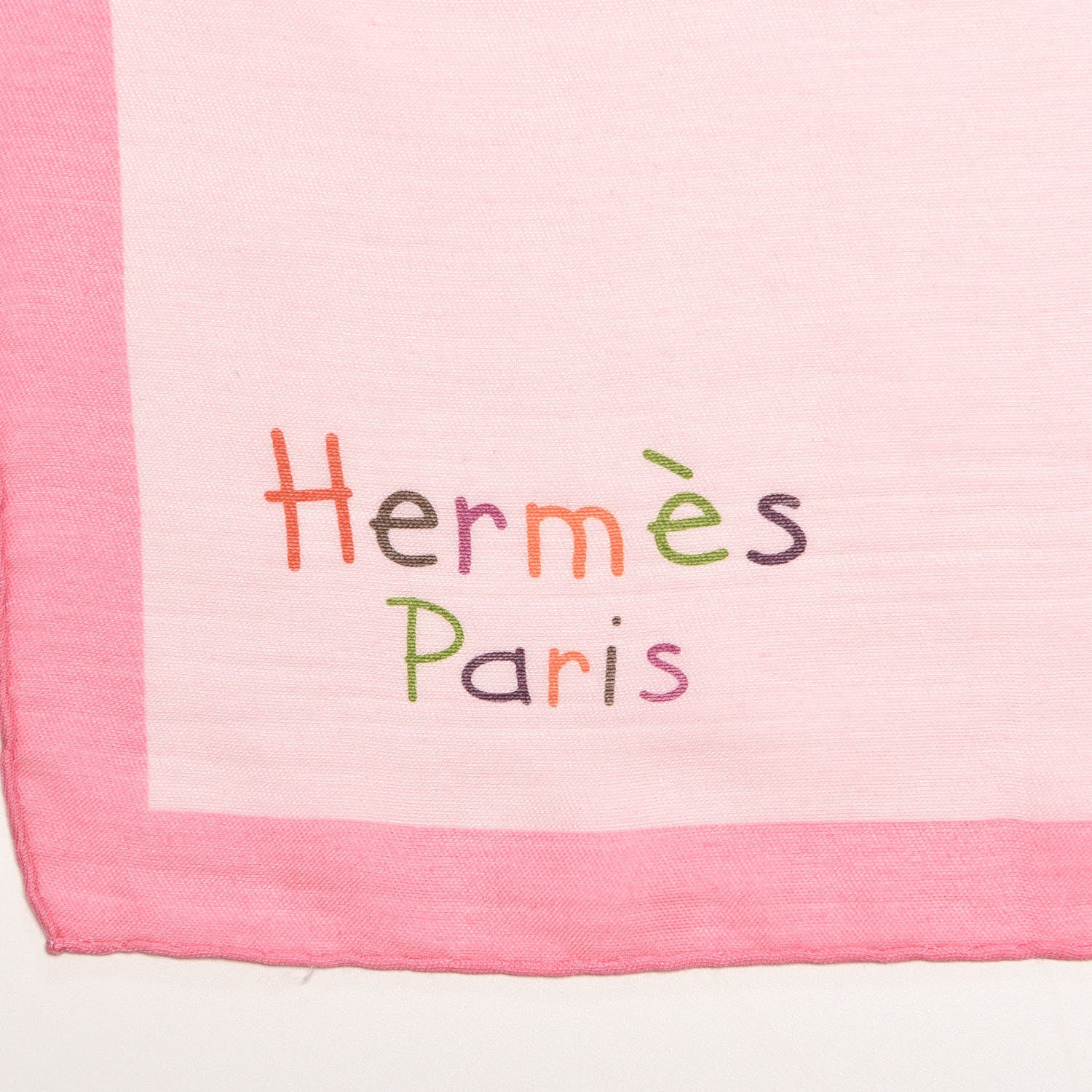 Hermes Cashmere Silk Fils Conducteurs Scarf 70 Violine Rose Pale 3 of 7