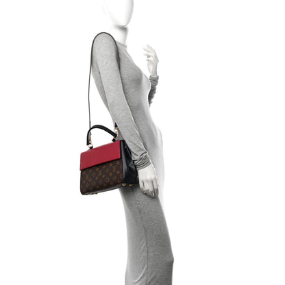 Louis Vuitton Monogram Calfskin Cluny BB Red 2 of 9