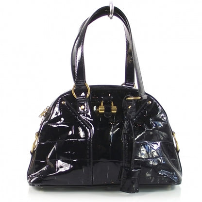 Saint Laurent Patent Medium MUSE Navy 1 of 8