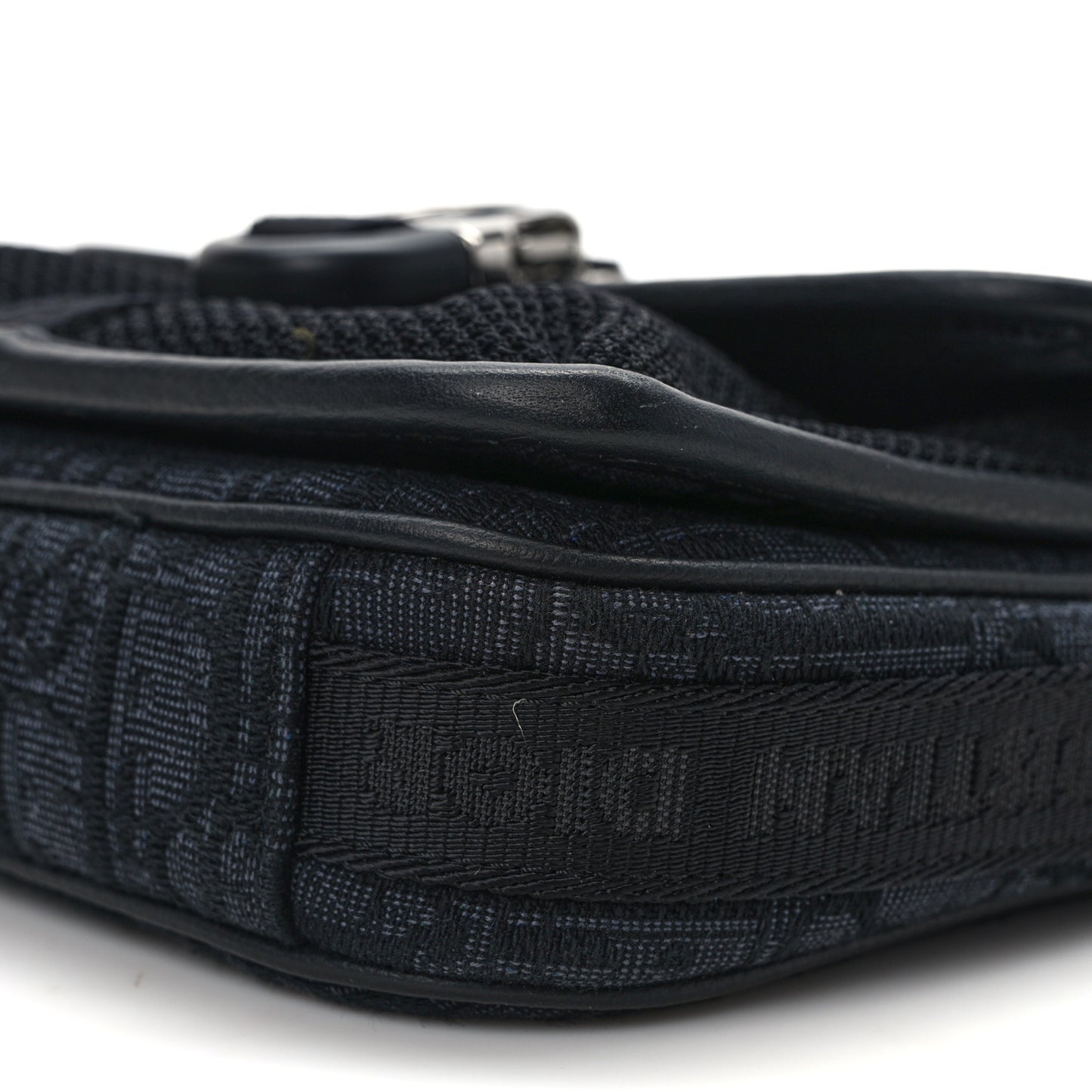Oblique Jacquard Mini Dior 8 With Strap Black Multicolor