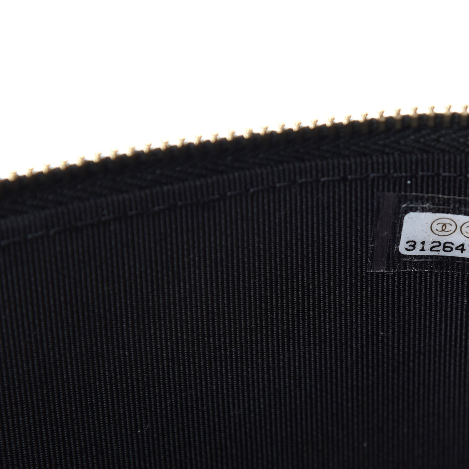 Chanel Lambskin Camellia Embossed Small Vanity Case With Chain Black 9 of 11