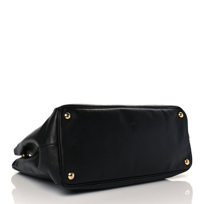 Prada Saffiano Medium Galleria Double Zip Tote Black 3 of 9