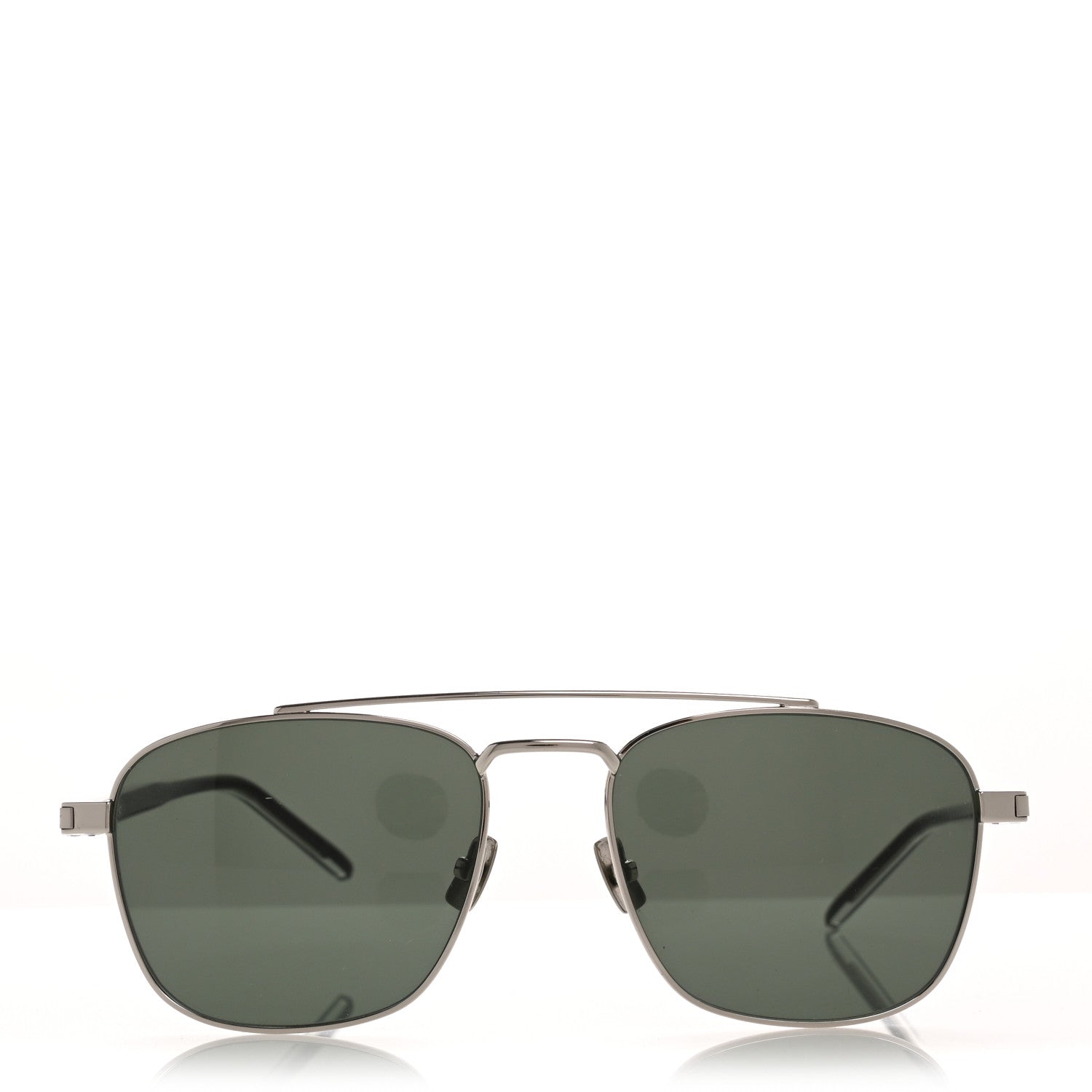 Saint Laurent Acetate Metal Aviator SL665 Sunglasses Black 2 of 8