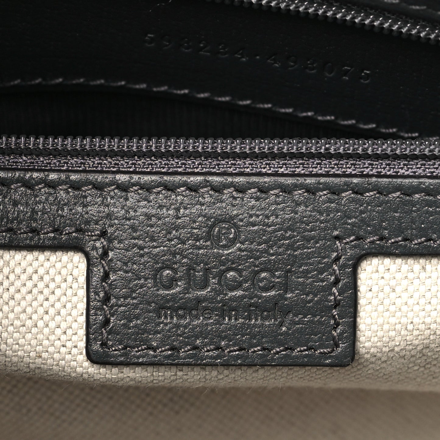 GG Supreme Monogram Ophidia GG Toiletry Case Grey Black