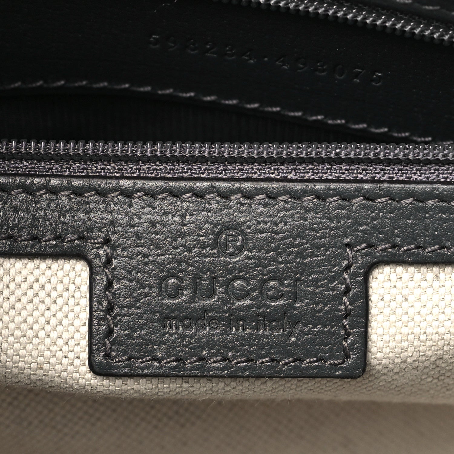 Gucci GG Supreme Monogram Ophidia GG Toiletry Case Grey Black 6 of 10