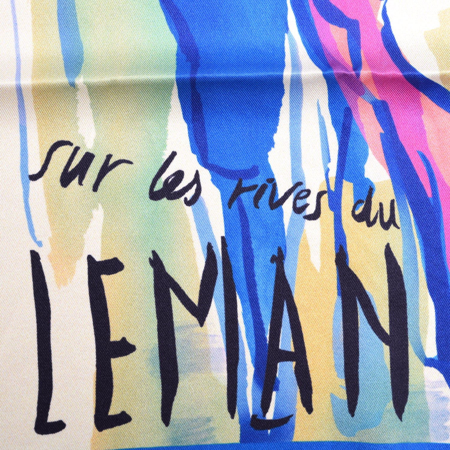 Hermes Silk Sur Les Rives Du Leman Scarf 70 4 of 6