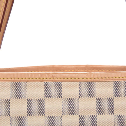 Louis Vuitton Damier Azur Neo Neverfull MM Rose Ballerine 10 of 11