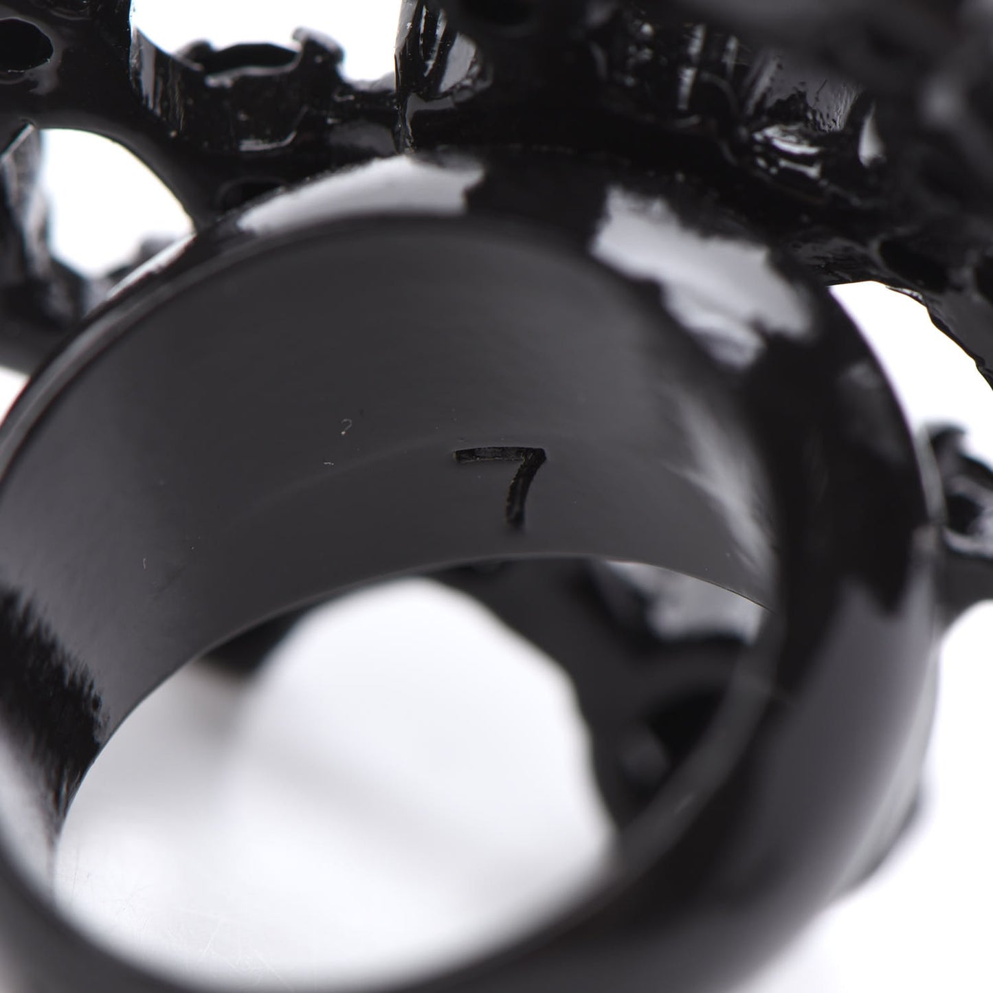 Crystal Ring 7 Black