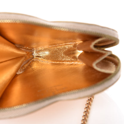 Louis Vuitton Monogram Miroir Heart Coin Purse Gold 5 of 8