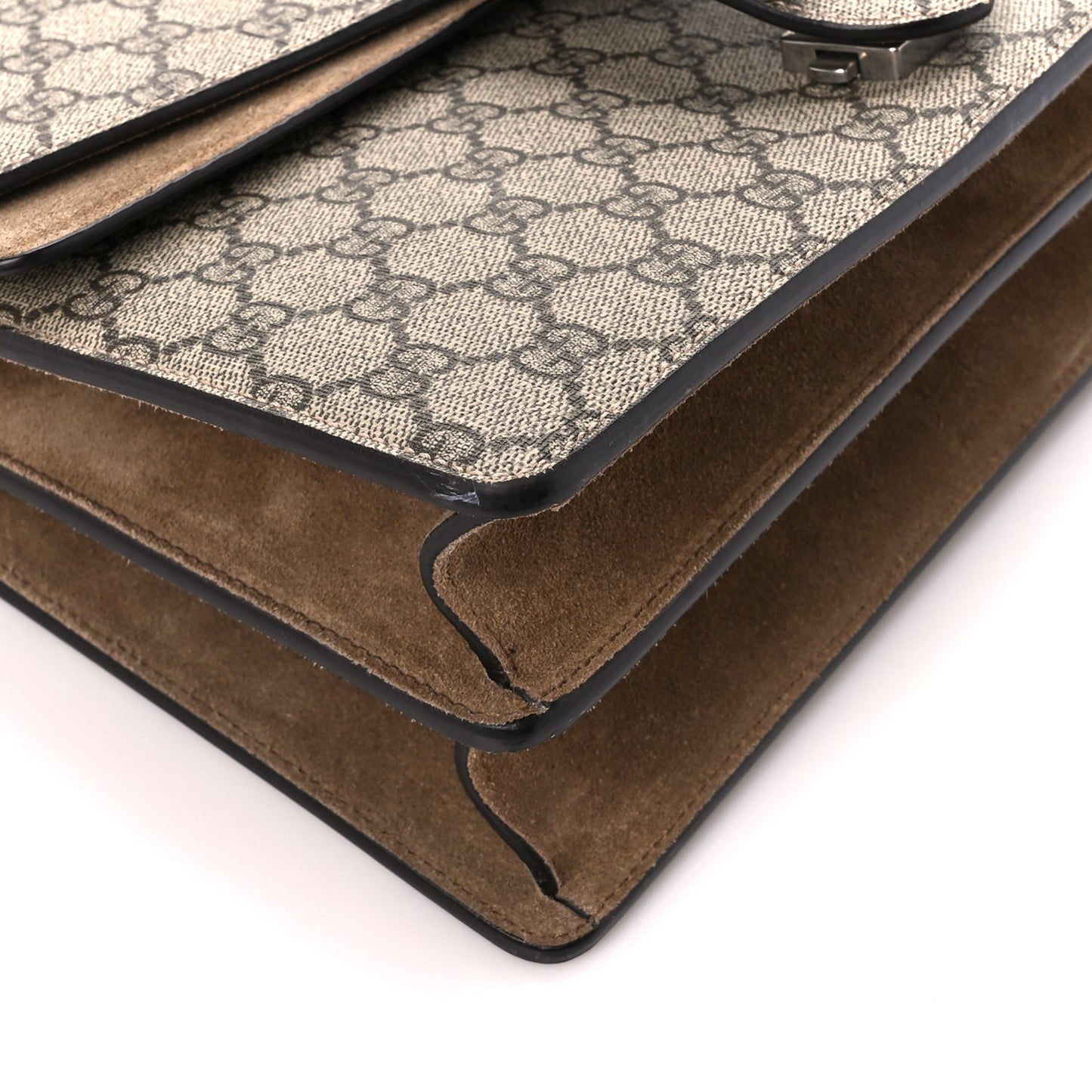 GG Supreme Monogram Medium Dionysus Shoulder Bag Taupe