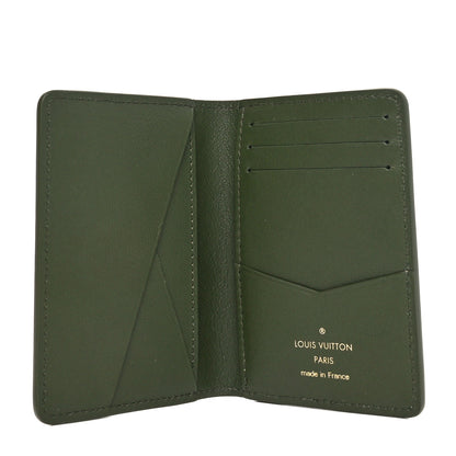 Louis Vuitton Ostrich Monogram Pocket Organizer Cactus 5 of 7