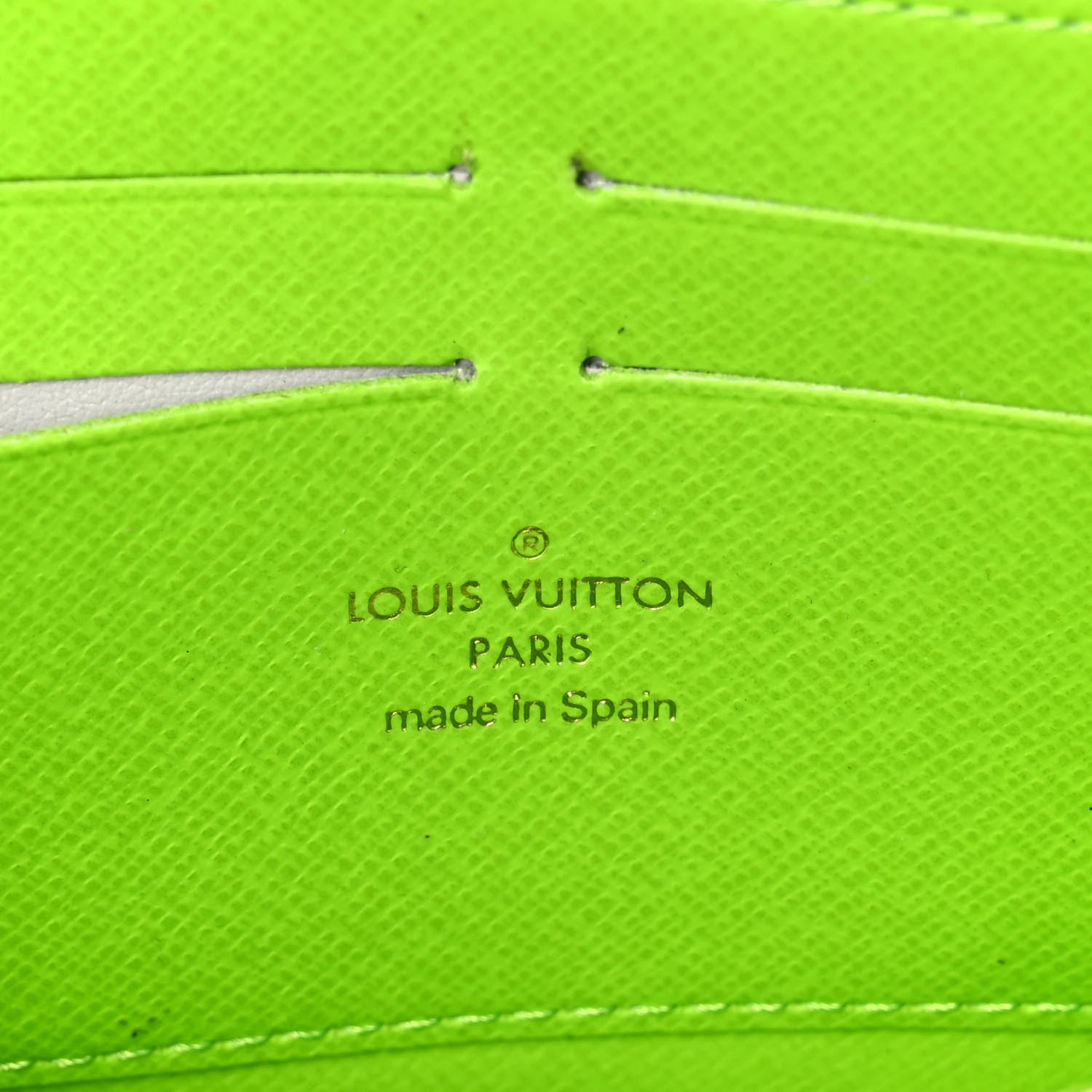 Louis Vuitton Monogram Graffiti Zippy Wallet Green 6 of 10